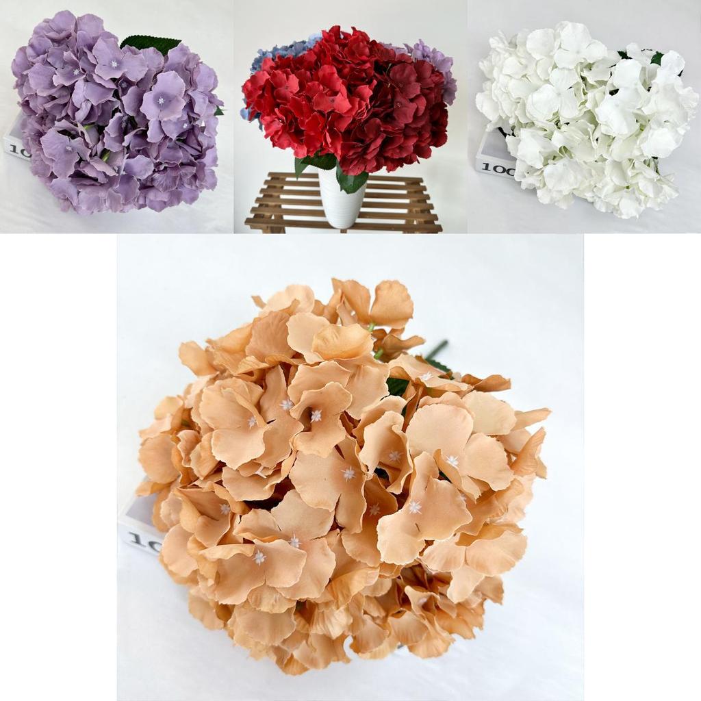 Premium Fake Silk Flower Bouquet With Large Petals For Celebrations And Home Decoration