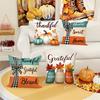 Thanksgiving Holiday Atmosphere Pillow Print Holiday Atmosphere Decoration Living Room Home Pillow Cushion Cover