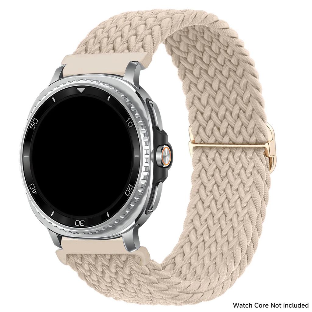 Bracelet en nylon tressé pour Samsung Galaxy Watch 8 40mm 44mm/Watch 8 Classic 46mm Bracelet sans espace pour Galaxy Ultra 2025 Bracelet en nylon