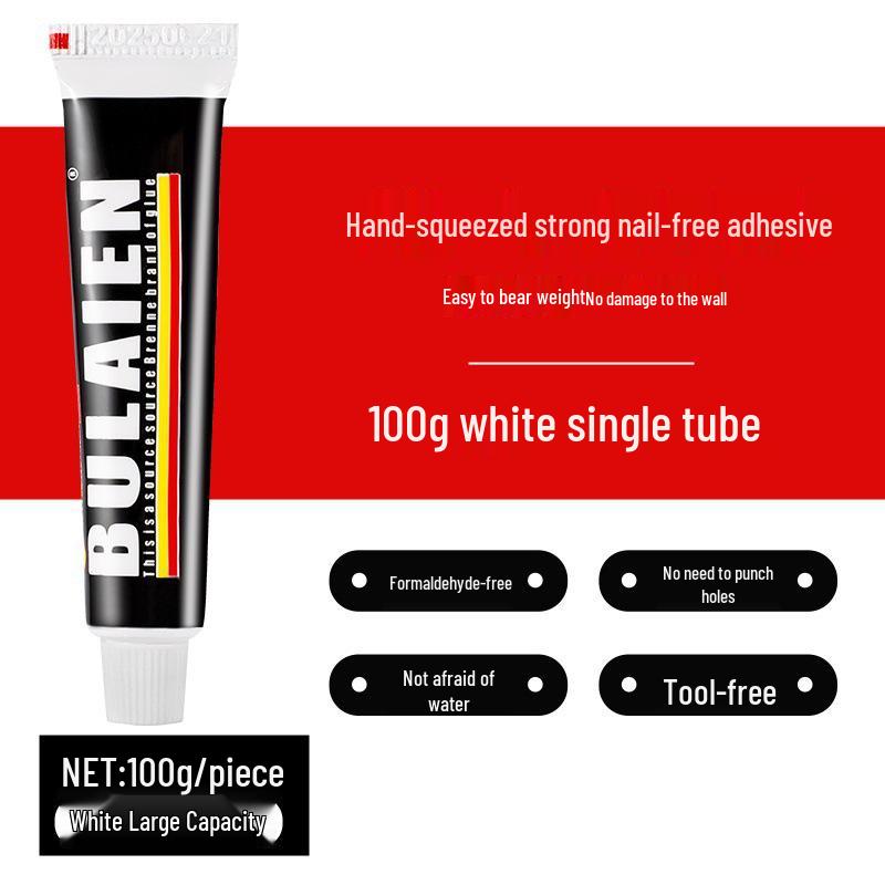 High-Viscosity Quick-Dry No-Nail Adhesive for Walls & Glass