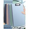 Flat Clip Student Drawing Board Writing Hard Board Homework Adult Office Meeting Record Good-looking Minimalist Retro Color Thickened Discount Package