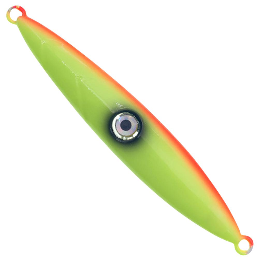 Slow Pitch Jig Slow Sinking Fishing Lure 120g 150g 200g Sinking Vertical Jigging Bait Luminous with Light for Sea Boat Fishing