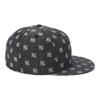 Cap 59FIFTY MLB Monogram Jacquard NY 7 5950 MLB JAQ NEYYAN BLK CHR 14388853 NER36C6673 [New Era] Schwarz/Chrom 1/2