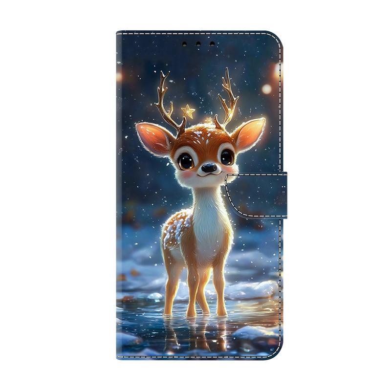 Custodia per Samsung S24 Ultra / S23 Ultra Portafoglio Flip Cover Dipinta per Samsung Galaxy S24 FE S23 FE S24+ Plus Copertura Protettiva Etui