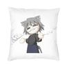 Neco Arc Chaos Cushion Cover 40x40 Home Decorative 3D Printing Anime Throw Pillow for Living Room Double Side