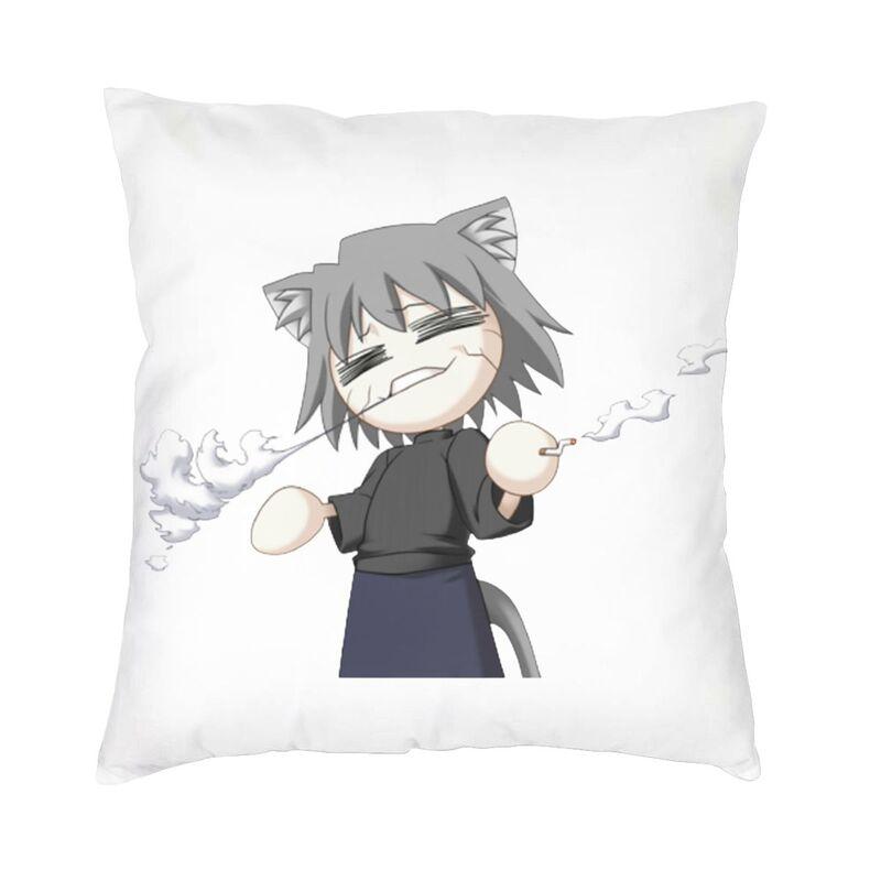 

Neco Arc Happy New Year Cushion Cover 40x40 Home Decor Print Anime Manga Throw Pillow for Sofa Double Side 30x30cm 12x12in