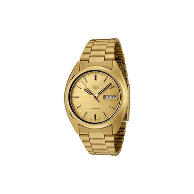 Klassische Konserven SEIKO5 Automatik Mechanisches Uhrwerk Edelstahlarmband Uhr SNXL72K1