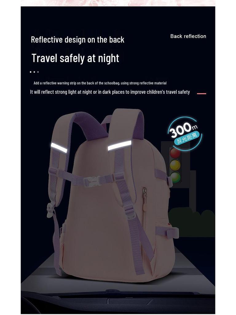 Quicksand Style Backpack for Girls - Suitable for Elementary to Junior High Students