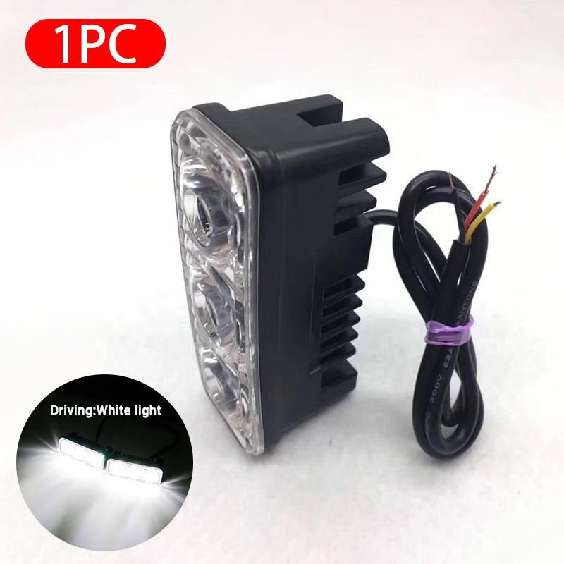 BLALION Car DRL LED Daytime Running Light 12V 6000K Super White High Power Fog Lamp Waterproof Flood Spot Light for Vehicle Boat