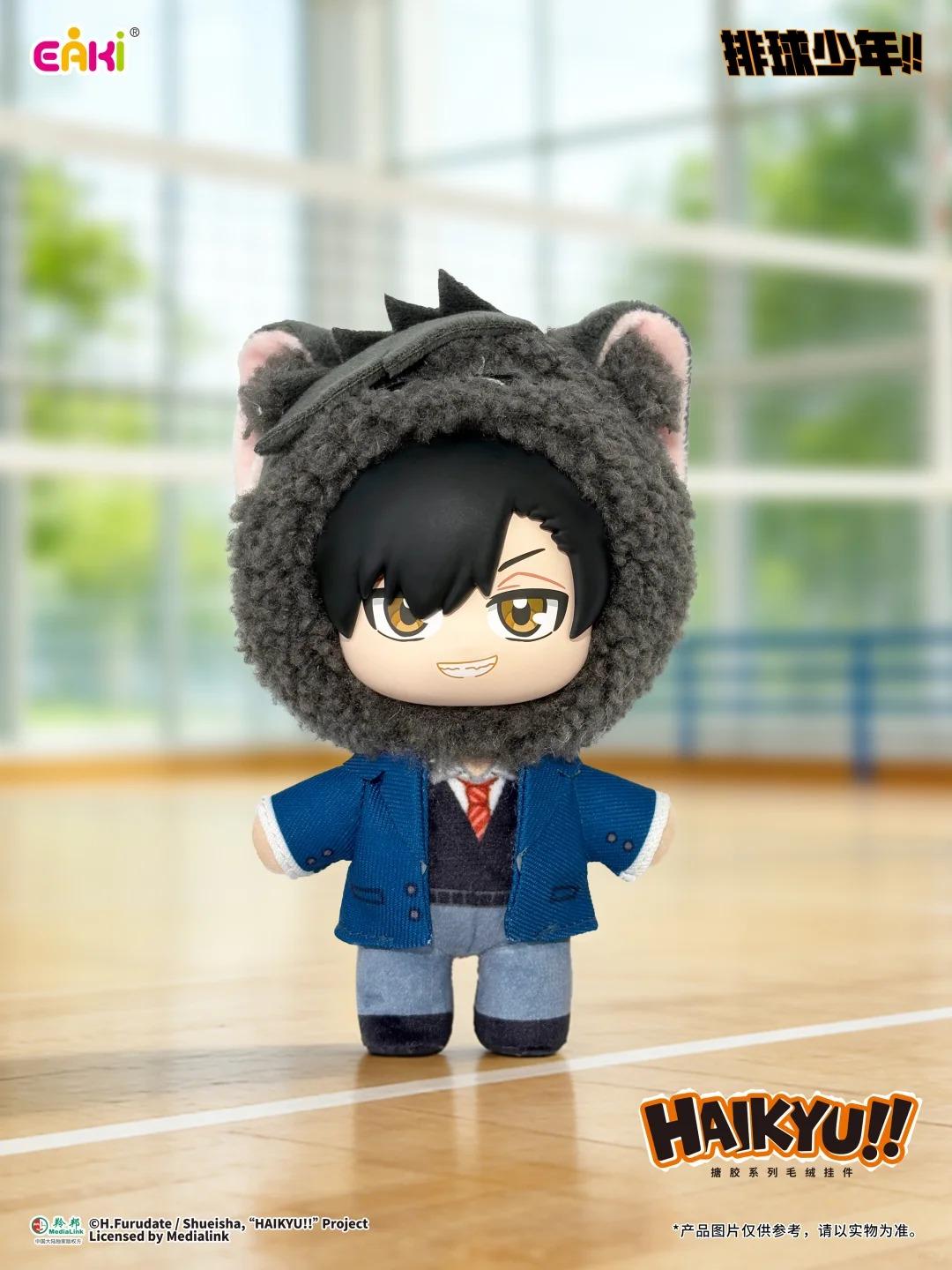 Eaki Haikyuu Mascotte Serie Blind Box Zacht Vinyl Pluche Haikyu Shoyo Hinata Tobio Actiefiguren Hanger Sleutelhanger Verrassingsspeelgoed