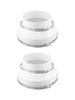 Bathroom Kitchen 8 Inch To 6 Inch Vent System Adapter High Strength Sturdiness 304 Stainless Steel ABS Plastic