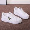 Embroidered small butterfly thin board shoes flat sneakers
