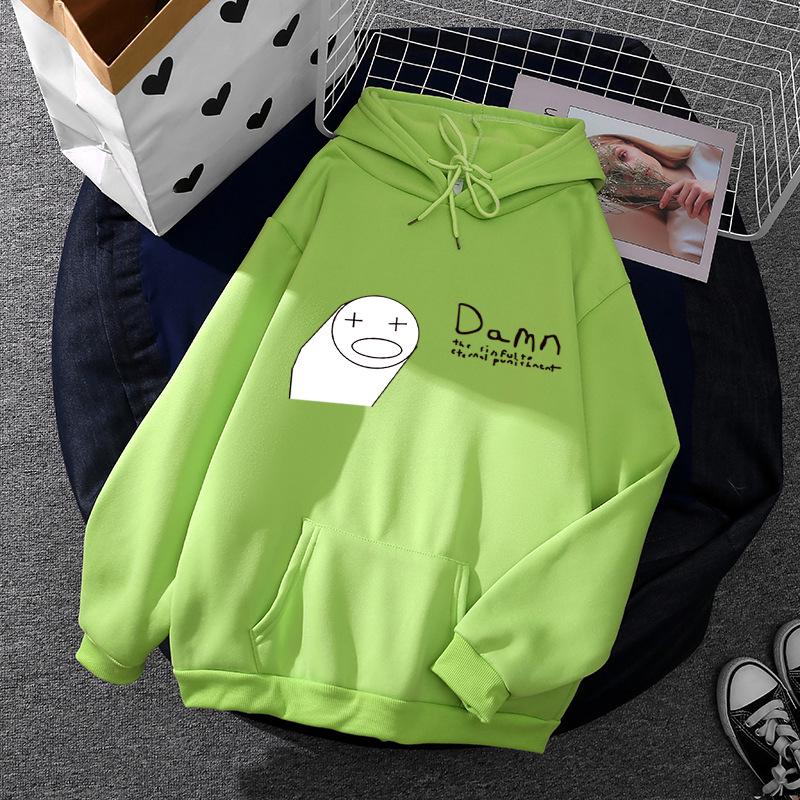 

Женский хлопковый свитшот свободного кроя на весну/осень 2022 года XL