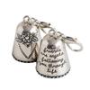 Blessing Bell Friends Are Angels party Favors Creative Bell Angel Good Luck Ornament   for Vehicles Doors Backpacks Keys gift