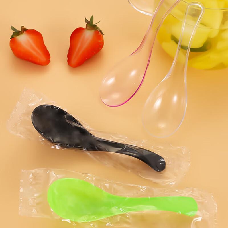 

Pabei 808 Disposable Plastic Soup Spoons