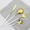 24Pcs Stainless Steel Dinnerware Cutlery Set Knives Forks Coffee Spoon Dinner Tableware Kitchen Utensils Flatware Set