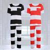 Cosplay Prisoner Costume With Stripe Design For Halloween And Themed Events