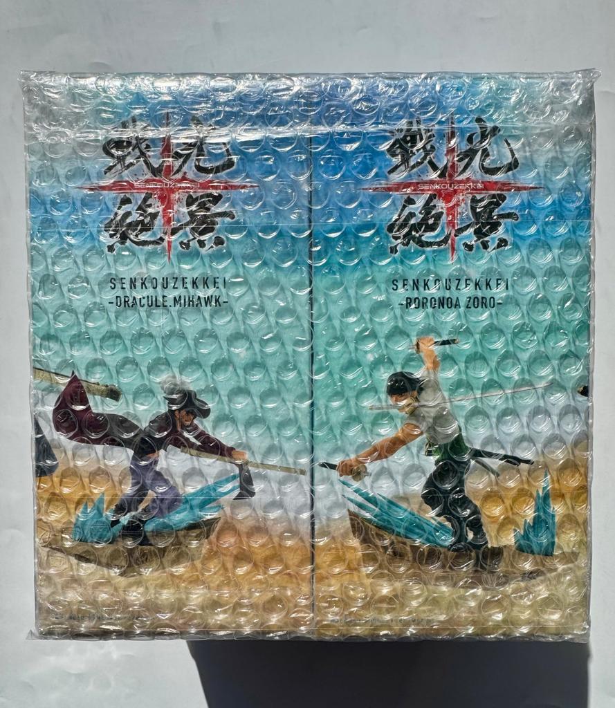 Warring States RORONOA ZORO & DRACULE.MIHAWK Zoro & Mihawk Figure Set of 2