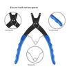 Heavy Duty Internal Snap Ring Pliers 90 Degree Straight Tip Long Nose Circlip Pliers for Professional Auto Maintenance
