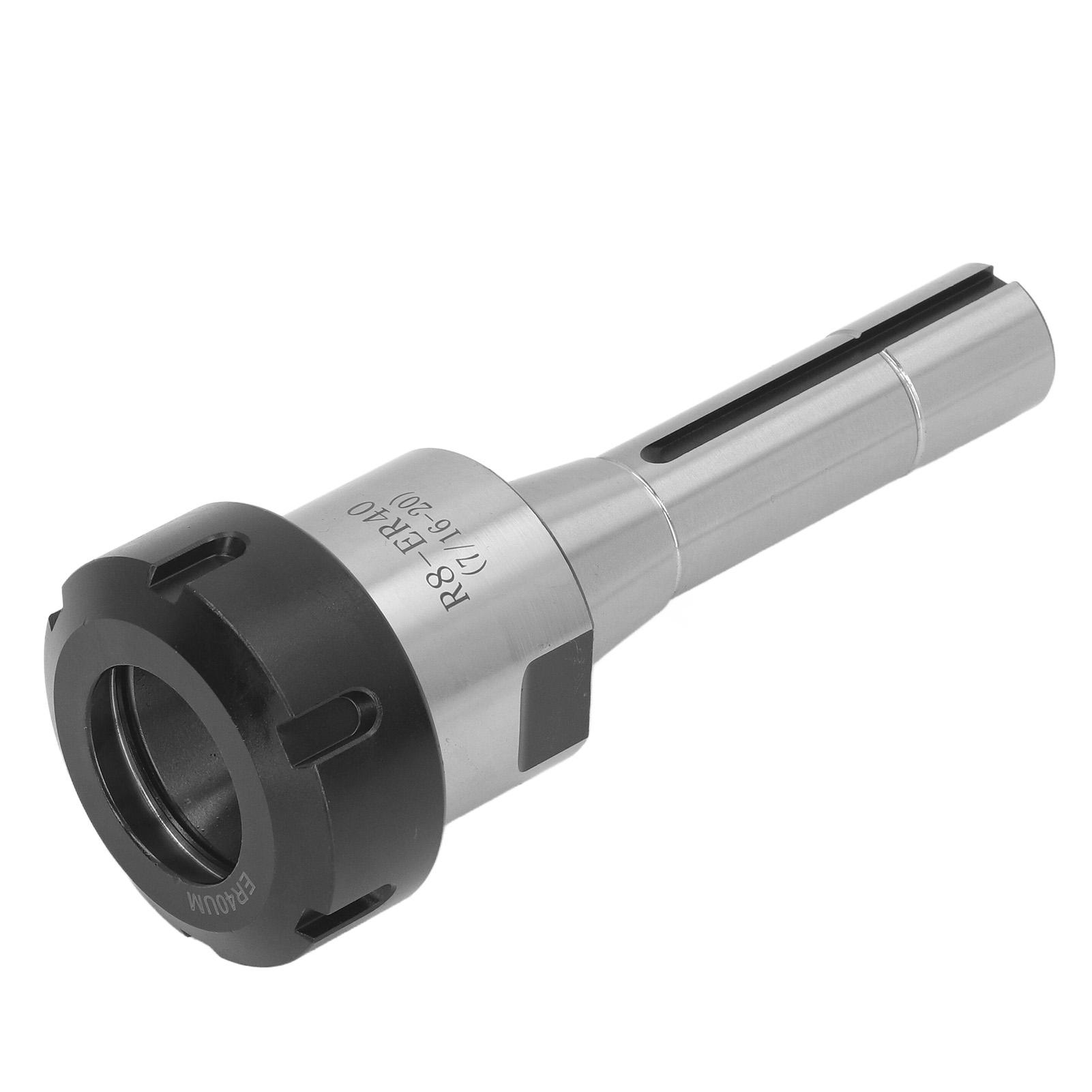 

Milling Tool Holder R8 Thread 716 Drawbar 8000RPM 40CR High Hardness Precise Collet Chuck Holder