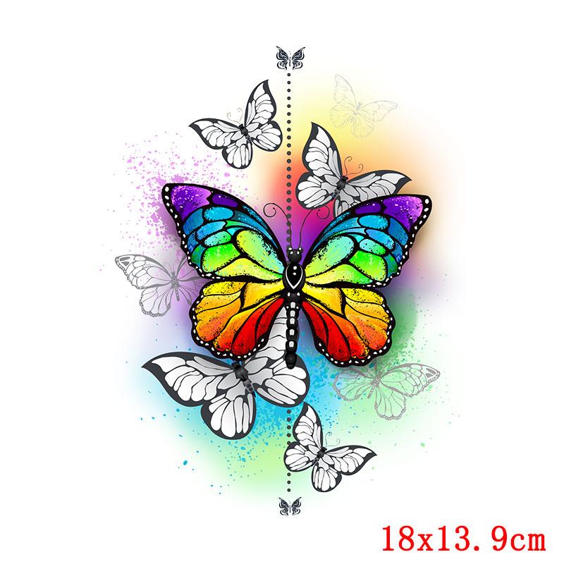 Cartoon Animal Applique Iron On Transfer Funny Pumpkin Heat Transfer Patch For Clothes Hippie Cat Thermal Stickers On Clothes