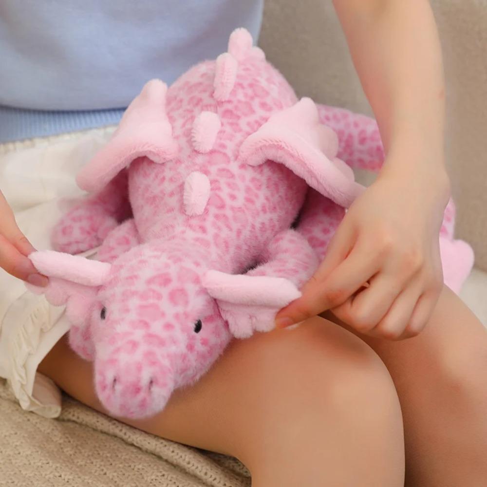 Adorable Fun Marach Dragon /Matcha Dragon And Pink /Green Dragon Plush Toy Cute And Soothing Companion Plush Toy Xmas Gifts