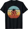 Ladybug Retro Vintage 60s 70s Sunset Bug Insect Men Women T-Shirt