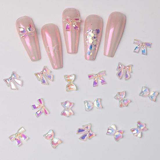 

30 шт./пакет, очаровательная легкая паста, украшение для ногтей, тонкая работа, художественные украшения из смолы, товары для салона, наклейки