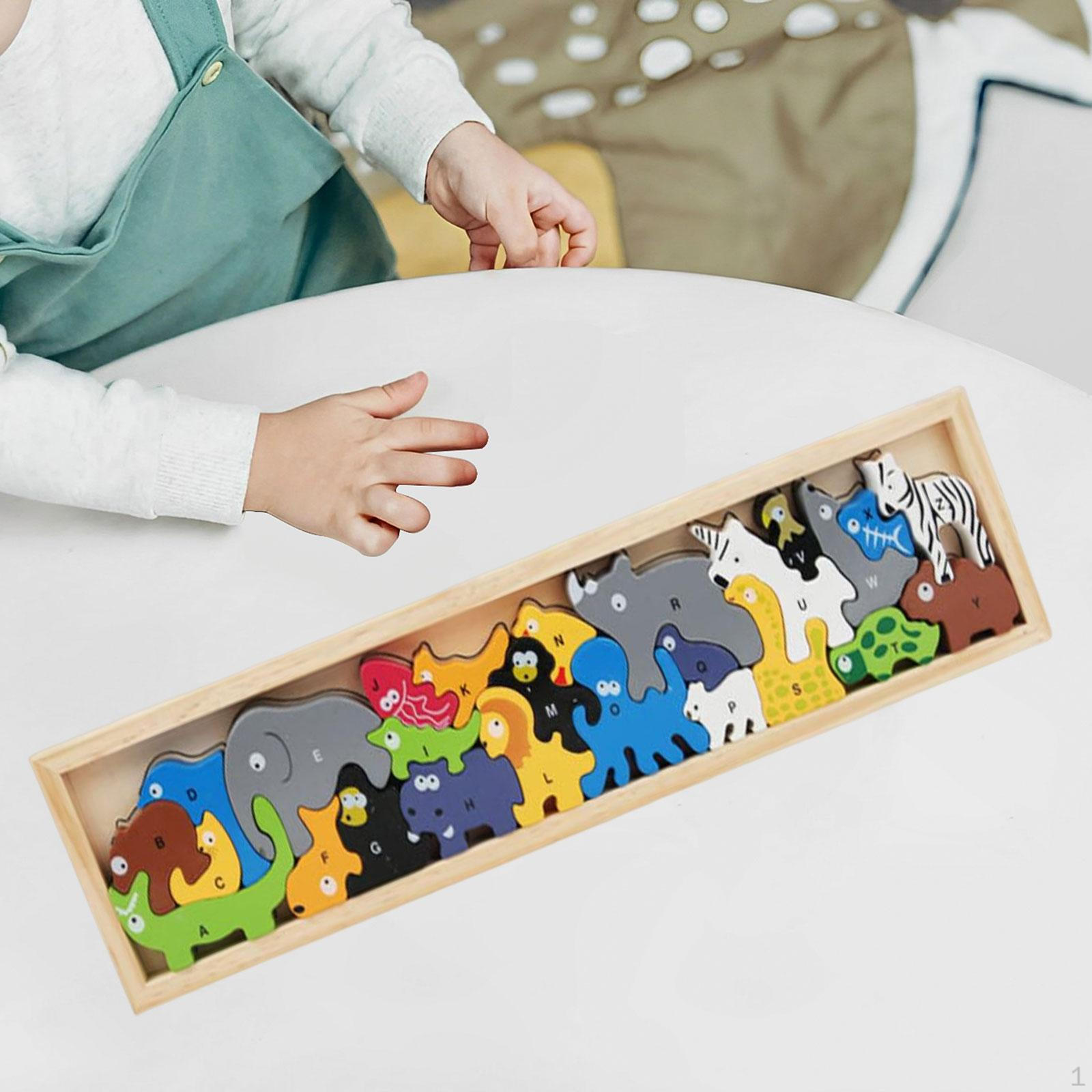 Balance and Skill Stacking Game, Game Concentration, Wooden , Block for Interaction Animal