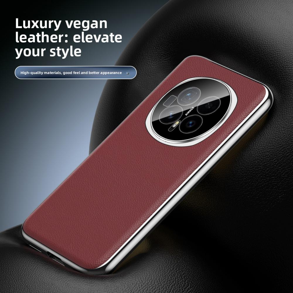 For Huawei Honor Magic 8 Pro Case Luxury PU Leather Skin Lens Protective Back Cover Case For Honor Magic 8 8Pro Phone Shell