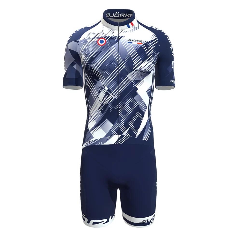 2026 Bjorka Summer Cycling Sets Men's Short Sleeve Jerseys and Gel Pad Bib Shorts for Long Time Riding Clothing Ciclismo Maillot