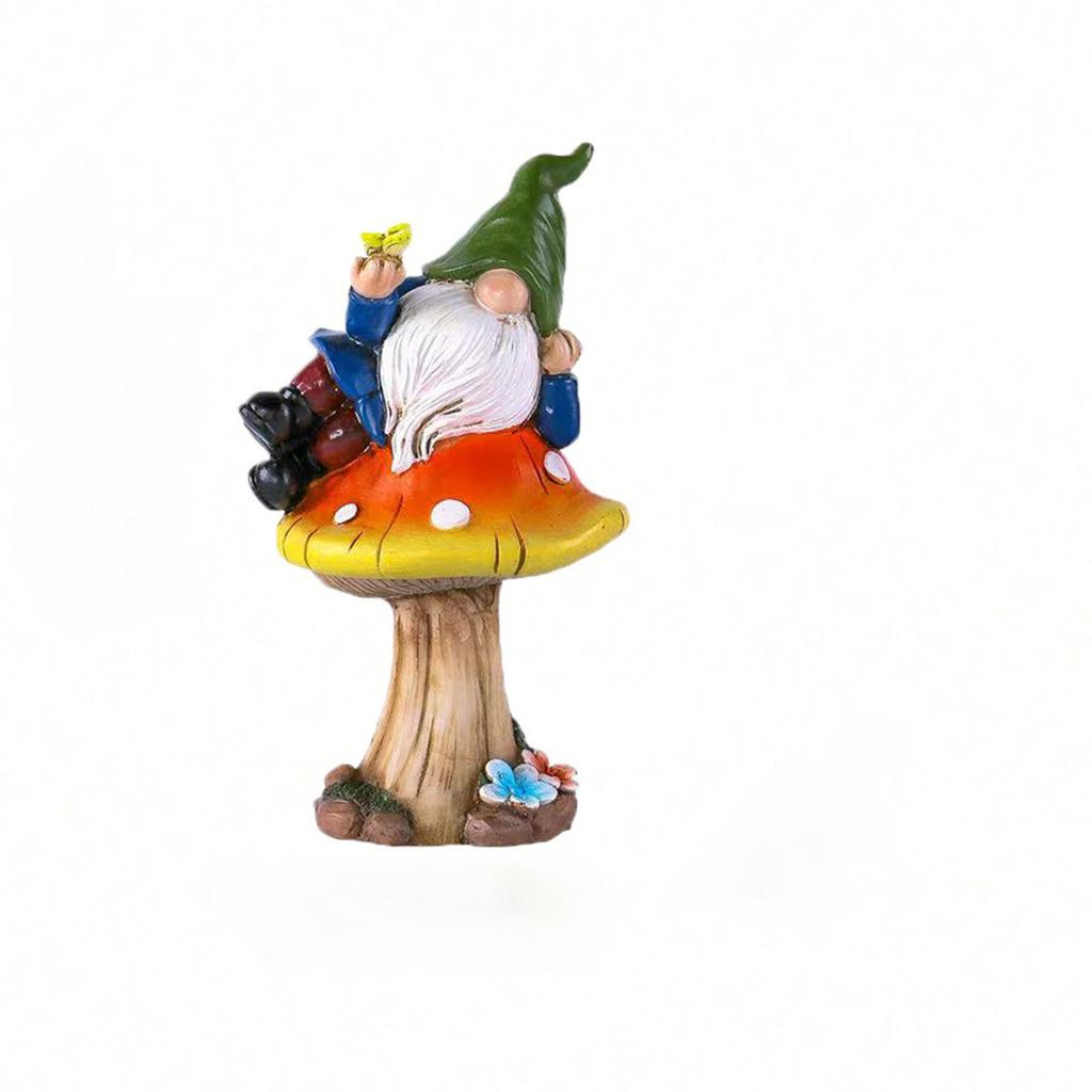 Umbrella Resin Garden Statue Ornaments Outdoor Faceless Old Man Dwarf Crafts Courtyard Decoration Ornaments