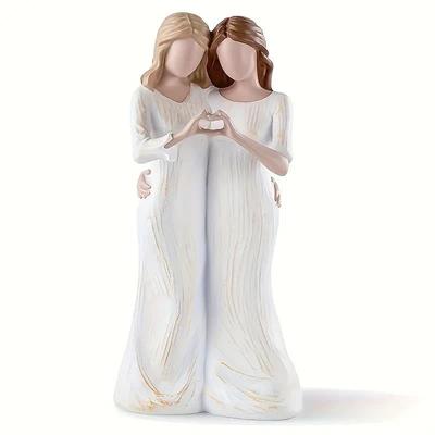 Sister Figurines - Best Friends Gifts for Women, Bestie Friendship Christmas & Birthday Gift