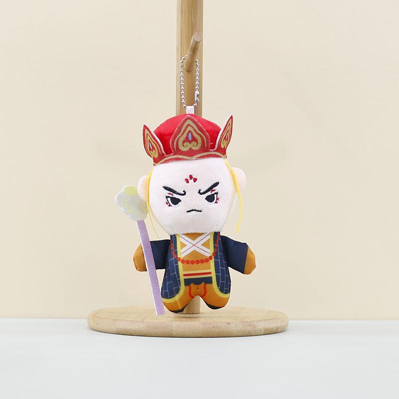 Adorable Cartoon Plush Toy Keychain Featuring Sun Wukong Tang Seng And Pigsy For Kids