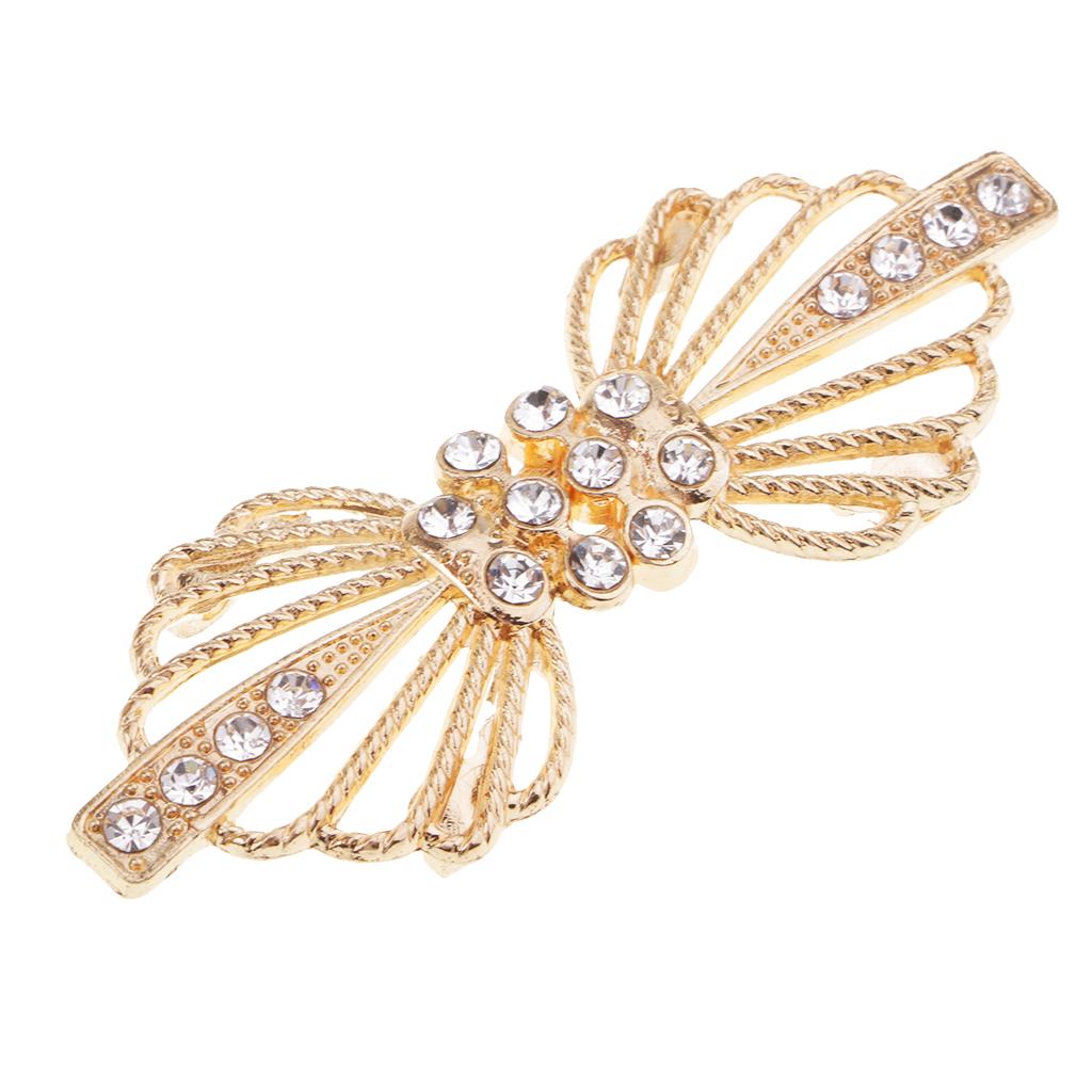 

Crystal Closure Hook and Eye Clasp Luxury Sewing Buttons Beads Rhinestones Crafts Button for Clothing Decoration