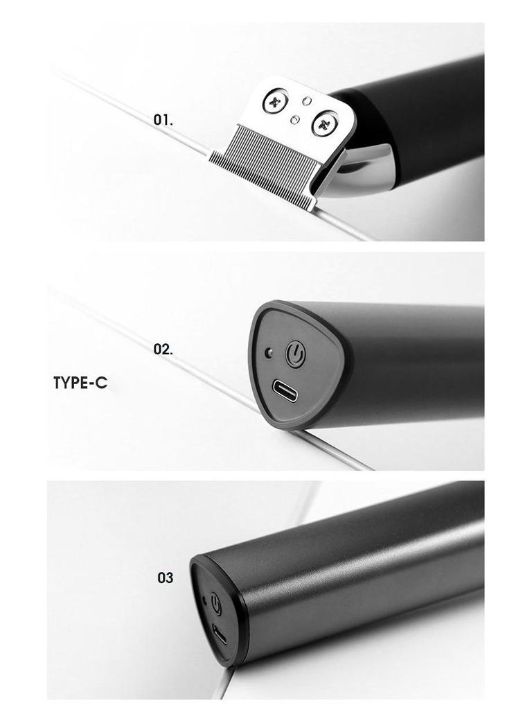 Professional USB Rechargeable Electric Hair Clipper for Men