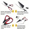 2-In-1 Pizza Cutter Food-Grade Stainless Steel Material And Soft Grip Handle Multi-Functional Kitchen Divider