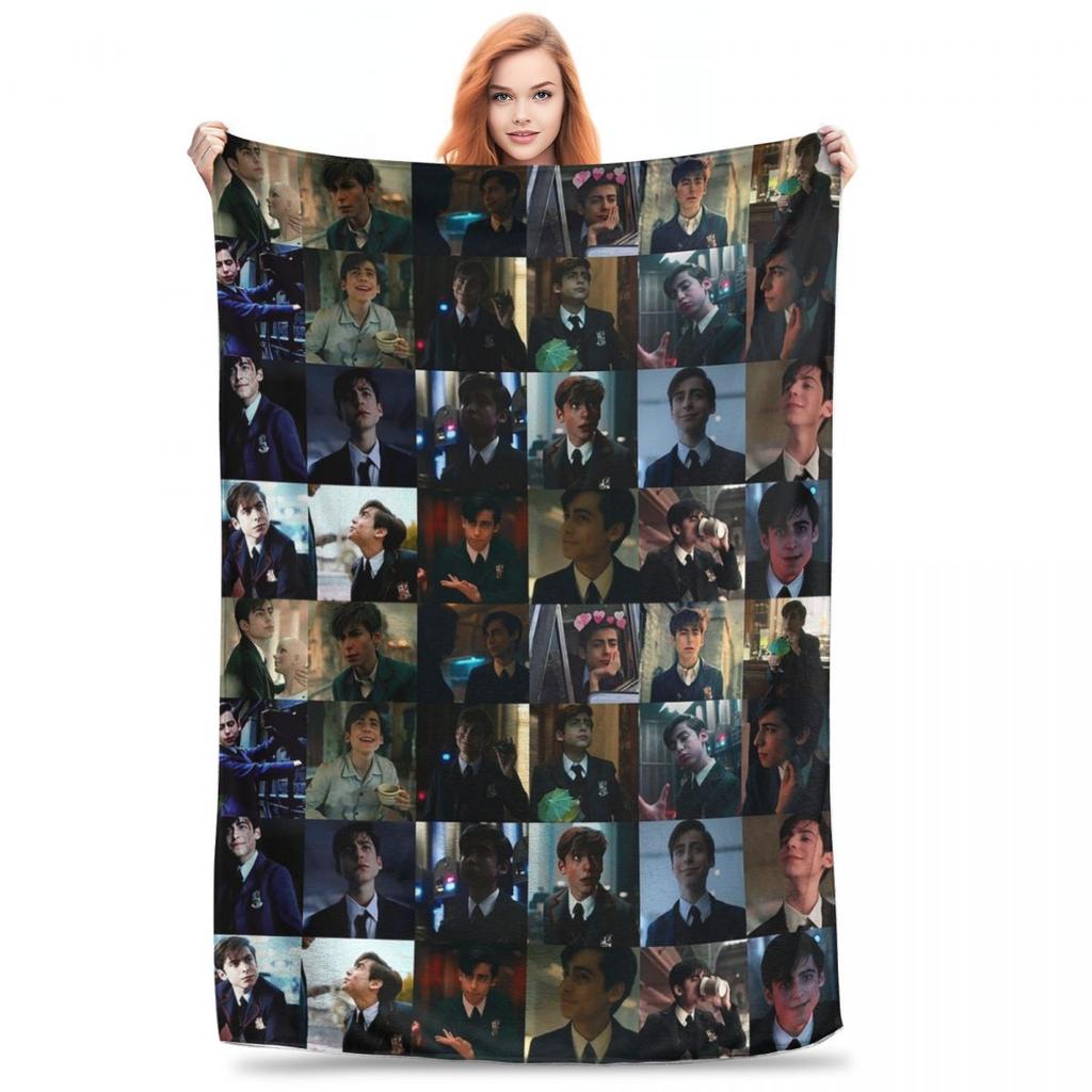 Five Hargreeves Mod Mood Blankets Fleece Super Soft Sofa Throw Blankets For Couch Bedding Travel Throws Bedspread Quilt
