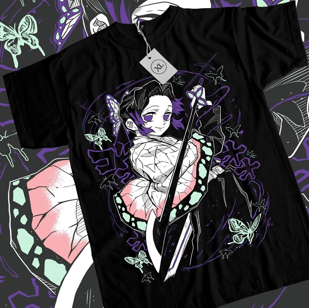Shinobu Kocho T-Shirt Demon Slayer Kimetsu No Yaiba Design Anime