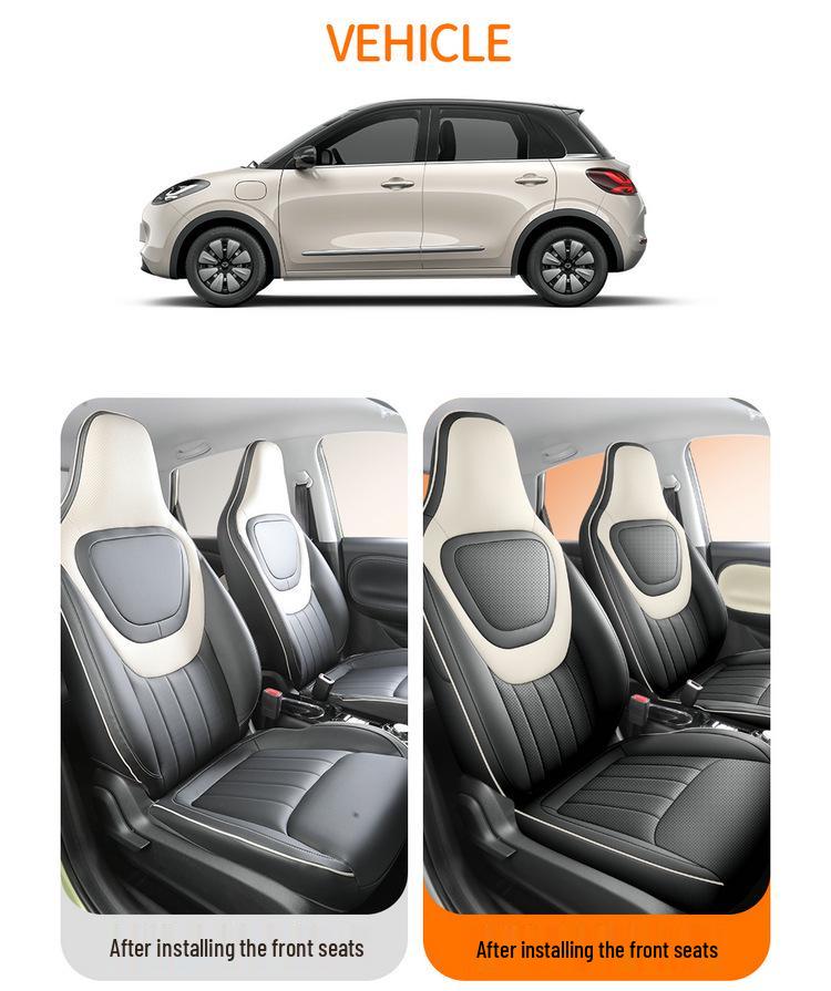 Wuling Bingo Full Leather Car Seat Cushion - Universal Four Seasons Model