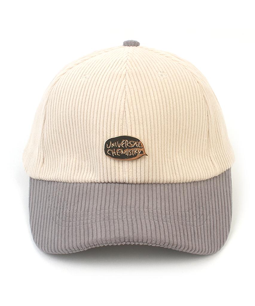 Yunibeosyeolkemiseuteuli Corduroy Ivory Gray Ballcap Corduroy Ballcap