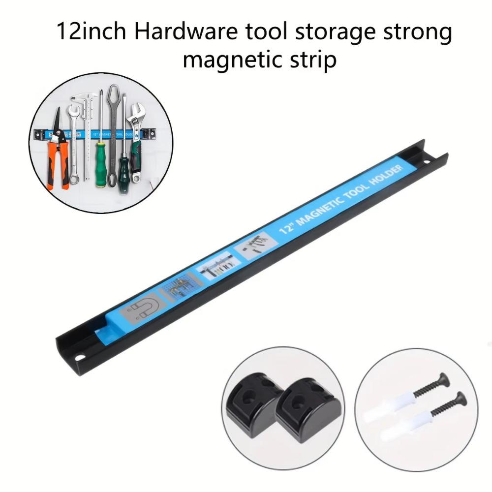 Heavy-duty Magnet Magnetic Tool Storage Rack Space-Saving Magnetic Bar Magnetic Tool Holder Strong Metal Metal Organizer Rack