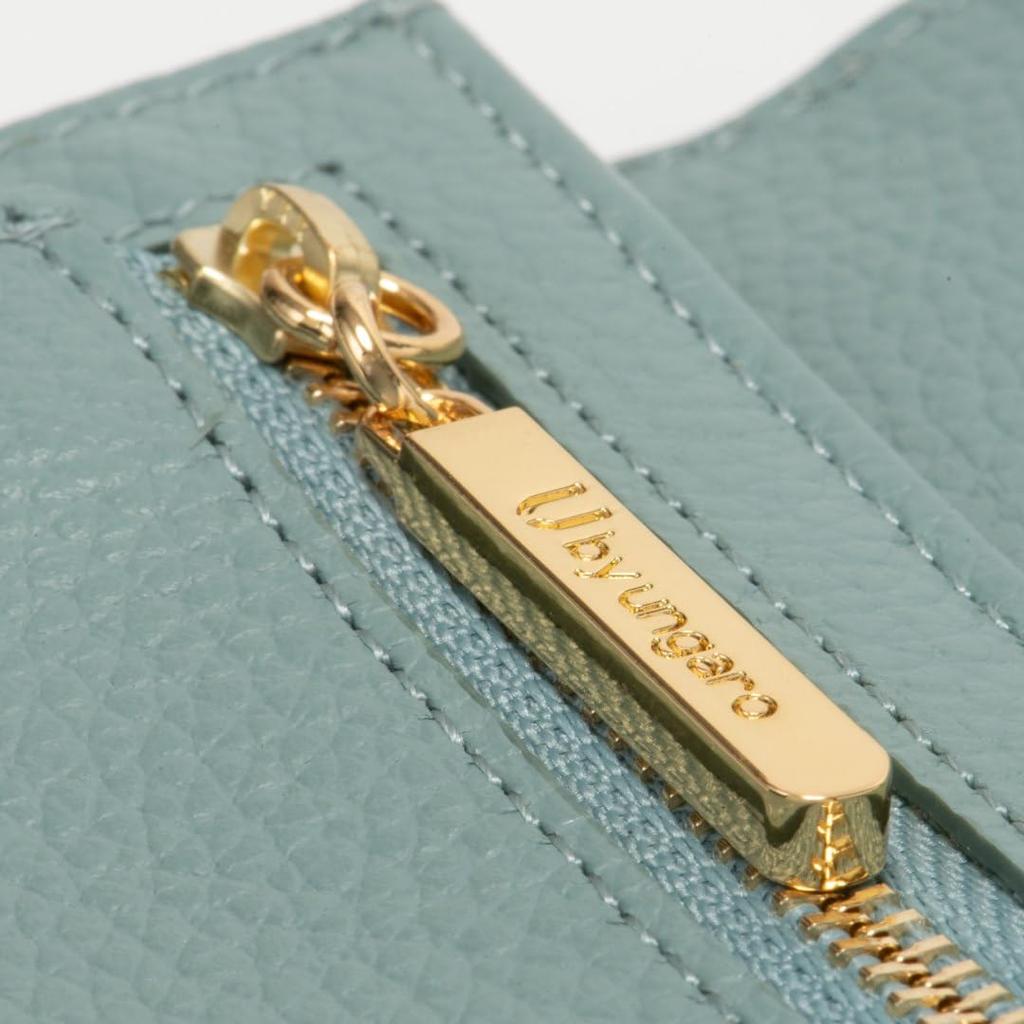 U by Ungaro Sylvie Women's Bifold Long Wallet, Water-Repellent Leather, Thin, Color-Combo Design (UULW5AT2)