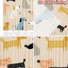 2D flat Photography Backdrop Scene Backdrop Cute Coon Dogs 100% Polyester Family Party for Suitable for indoor and outdoor