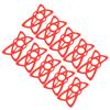 10pcs Bike Motorcycle Phone Mount Tether Silicone Handlebar Cradle Holder Band for Mountain Road