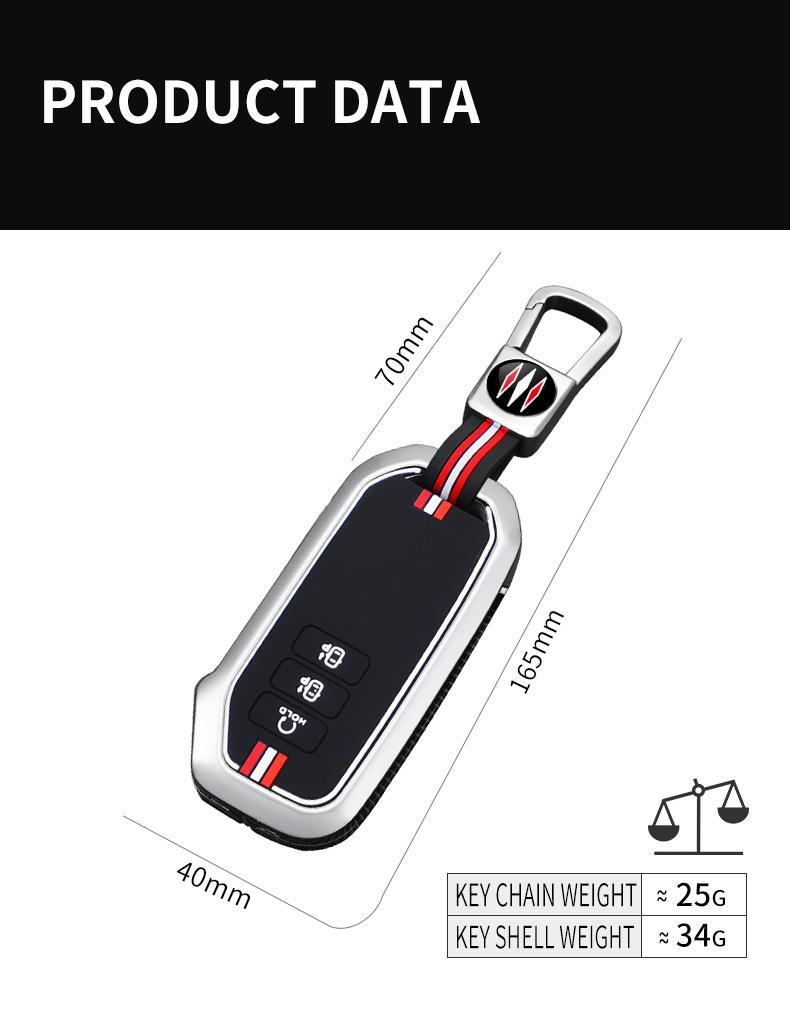 7 Button Zinc Alloy + Silicone Car Key Case Cover Protective Shell Fob For Kia Sorento MQ4 2020 2025 2025 EV6 K8 V6 Remote