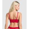 Gymshark Seamless V Neck Bralette Carmine Red B6a7k Rbqw