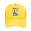 Wanted Poster Classic Western  Style Dead or Alive Reward Design Mesh Baseball Cap