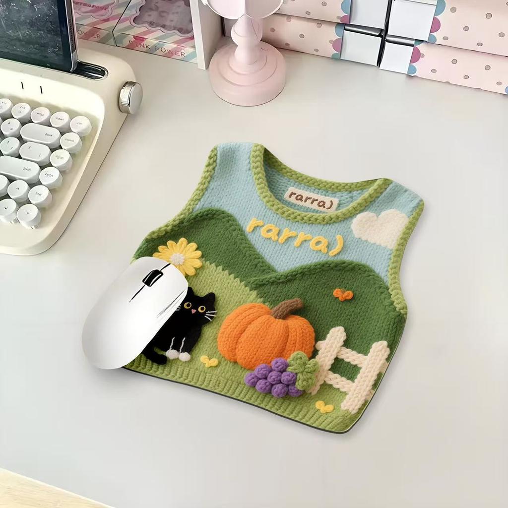Printed sweater cute mouse pad personalized office, dormitory, computer desk, office, portable home mouse
