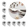 20 Pack Stopper Spacer Bead Finishing Clasps Stainless Steel Positioning Clasp